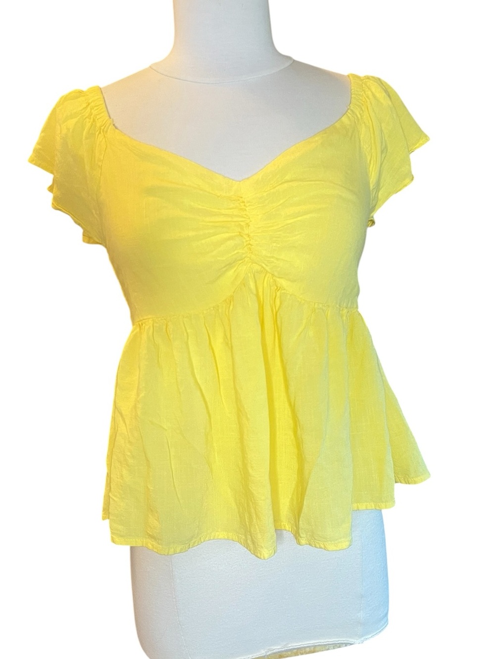 Japna Yellow Top - Size Small